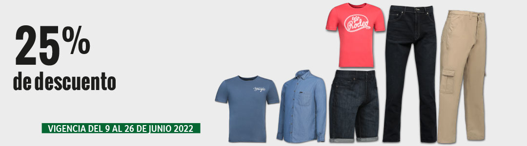 Toda-la-ropa-LEE-o-WRANGLER1 Promoción Pilas Duracell 20% de Descuento