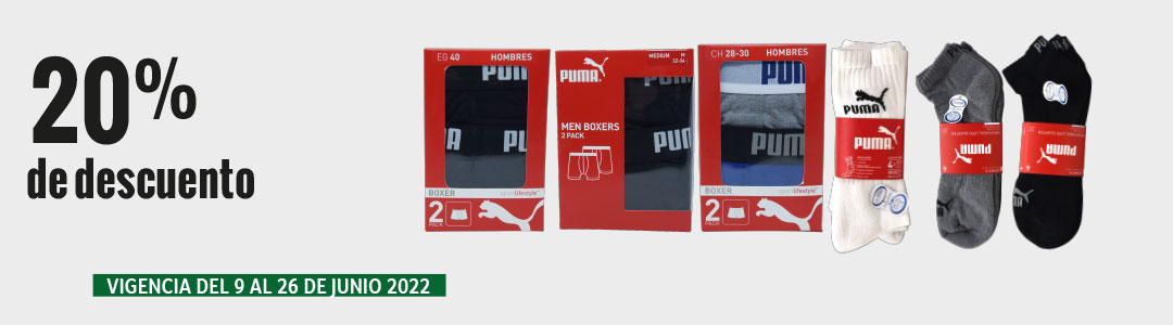 calcetines-puma Promoción Pilas Duracell 20% de Descuento
