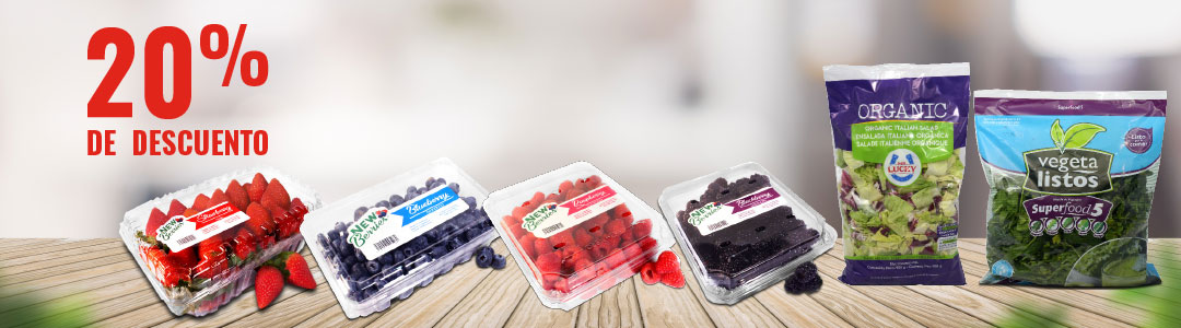 frutas-ensaladas Promoción Pilas Duracell 20% de Descuento