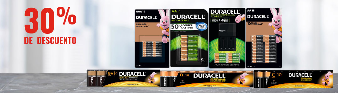 pilas-duracell Promoción Pilas Duracell 20% de Descuento