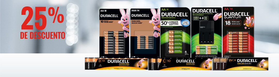 Pilas-duracel-septiembre Promoción Pilas Duracell 20% de Descuento