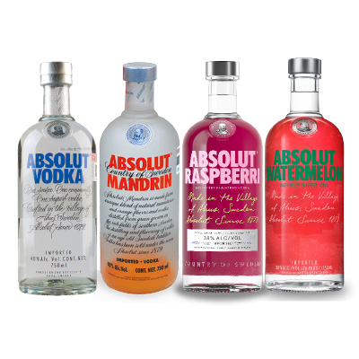 Vodka-ABSOLUT-original-&-flavors Pantalla 70” 4K UHD LG